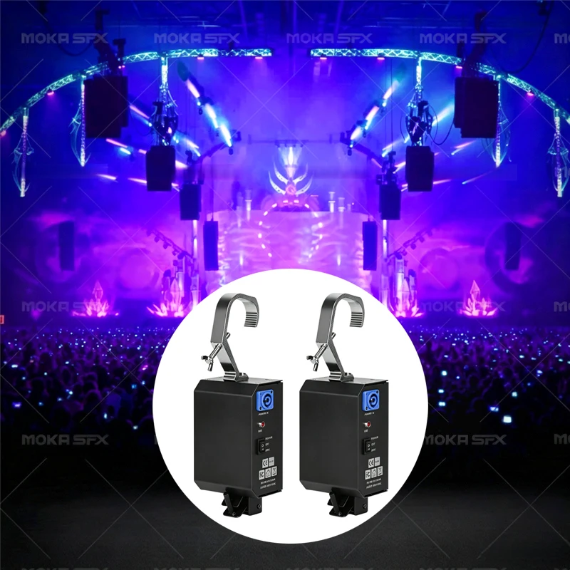 2 Sets Professional Kabuki Curtain Release System Stage Effect for Weddings Parties DJ Events
