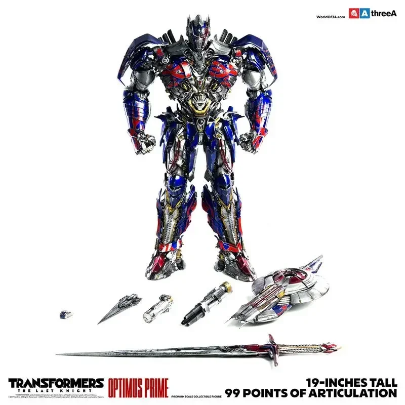 In Stock Threezero Transformation Masterpiece 48CM The Last Knight Premium OP Deluxe Action Figure Toy Collection Gift view 3