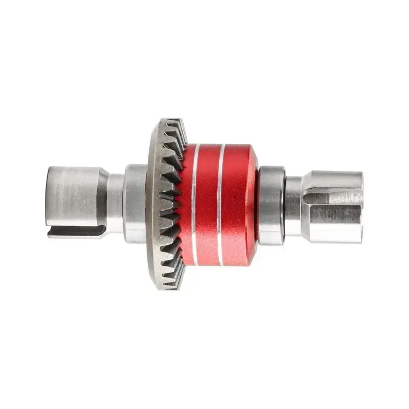 Para MJX Hyper Go 1/16 16207 H16BM-PL 1/14 14210 H14BM 14301-02-03 piezas de coches RC engranaje diferencial delantero y trasero de Metal mejorado