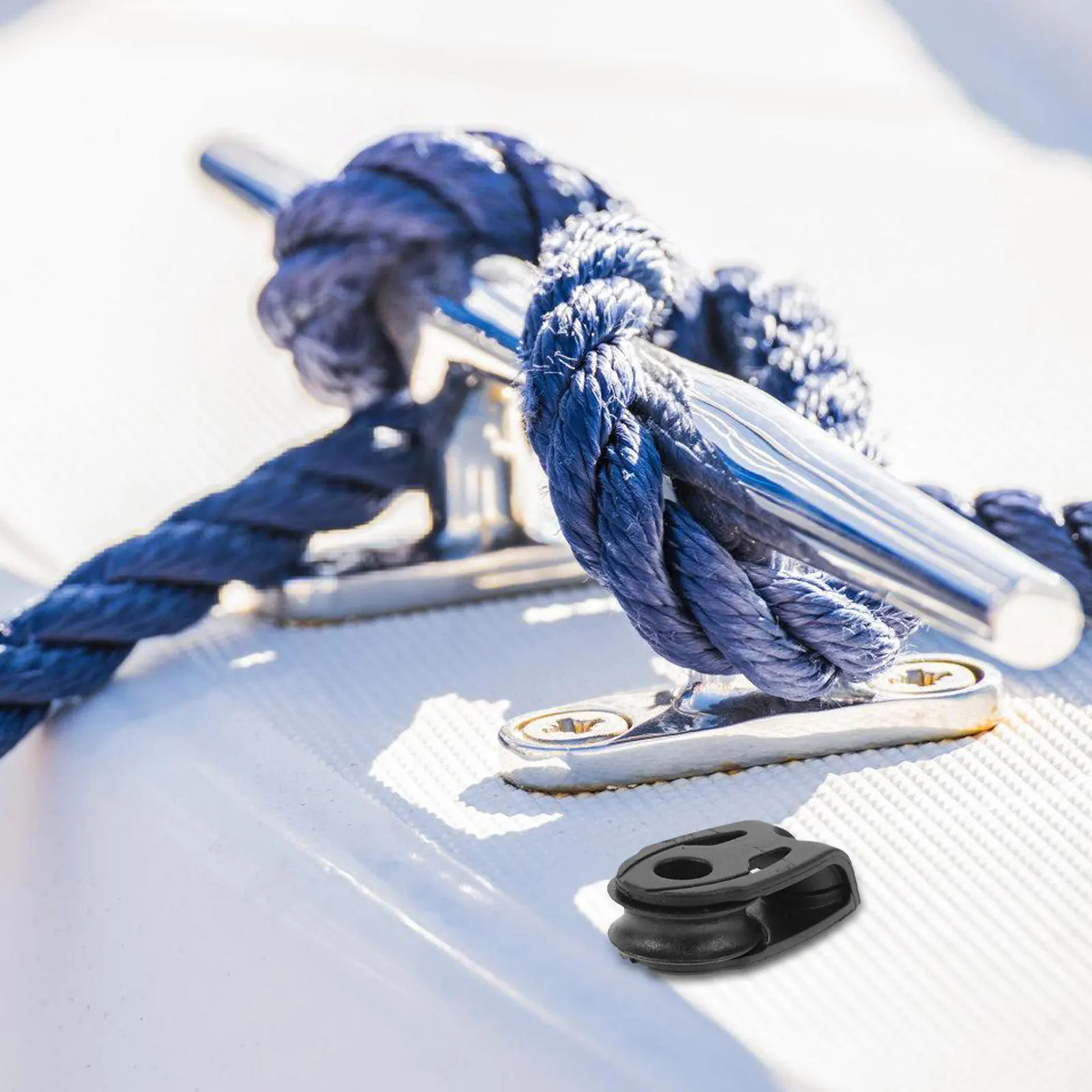 Robuster Einzelrollenblock aus Nylonmaterial für Segelboote, Segelhebewerkzeug, Bootszubehör, Kranrolle, reibungsloser Betrieb