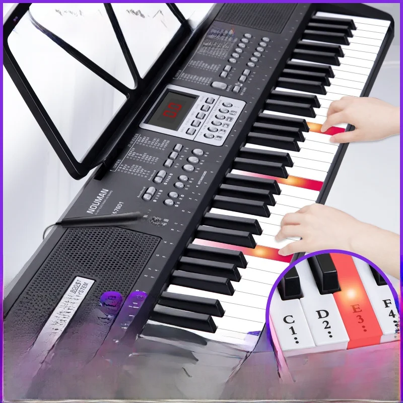 piano-electronico-de-doble-altavoz-para-principiantes-con-microfono-2025-teclado-musical-multifuncion-para-el-hogar-soporte-opcional