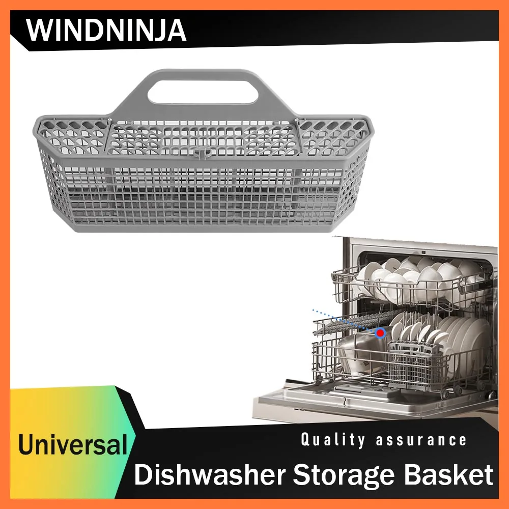 سلة تخزين غسالة الأطباق العالمية سلة أدوات المائدة البلاستيكية لـ GE WD28X10128 لشركة Siemens Midea Panasonic Haier Bosch