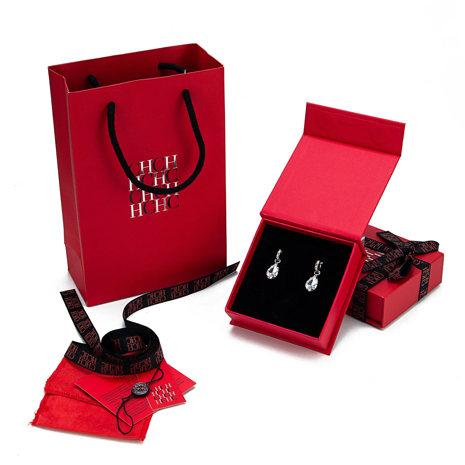 أقراط متدلية على شكل دمعة من CHHC 2026 للنساء، مجوهرات أذن أنيقة على شكل قطرة ماء من الزركون الكريستالي، هدية مضادة للحساسية #1