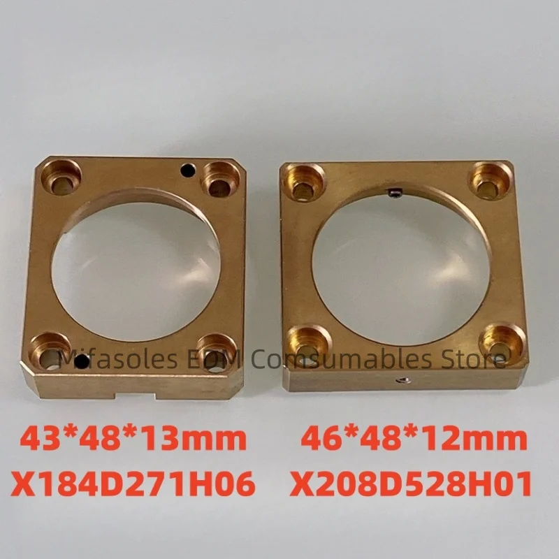 EDM X184D271H06 43x48x13mm Nozzle Stopper X208D528H01 46x48x12mm Lower Nozzle Holder For Mit -subishi Low Speed Wire Cut Machine