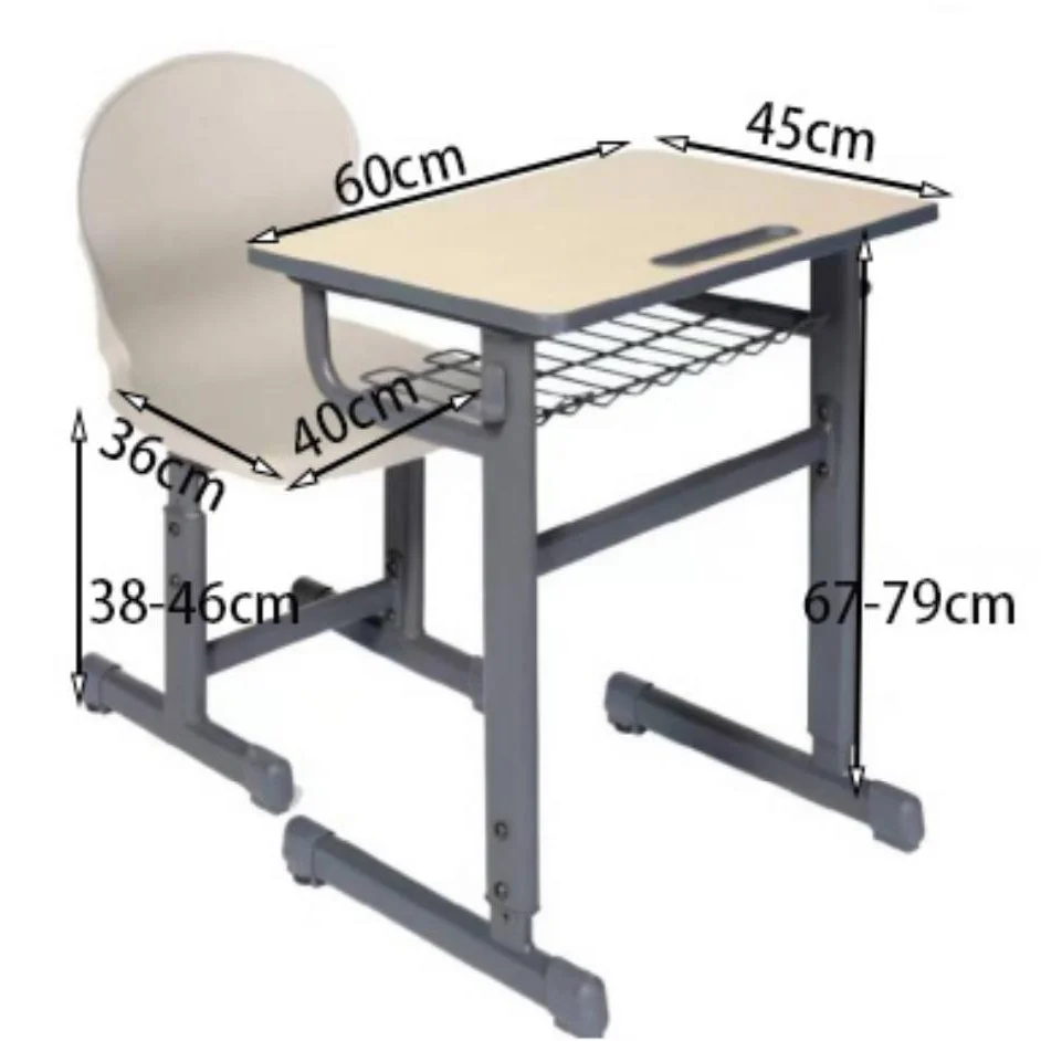 wholesale Portable Student Training Chair Fixed Table And Chair Set For School Classroom