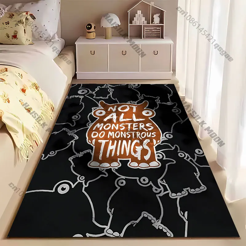 Kindness behind unconventional appearances carpet Yoga living room room decor children's crawling mat doormat area rug
