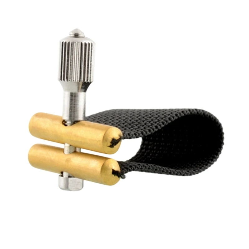 U2JB Upgraded Altos Sax Mouthpiece Cotton Cloth Retainer Balanced Tone Comfortable Grip