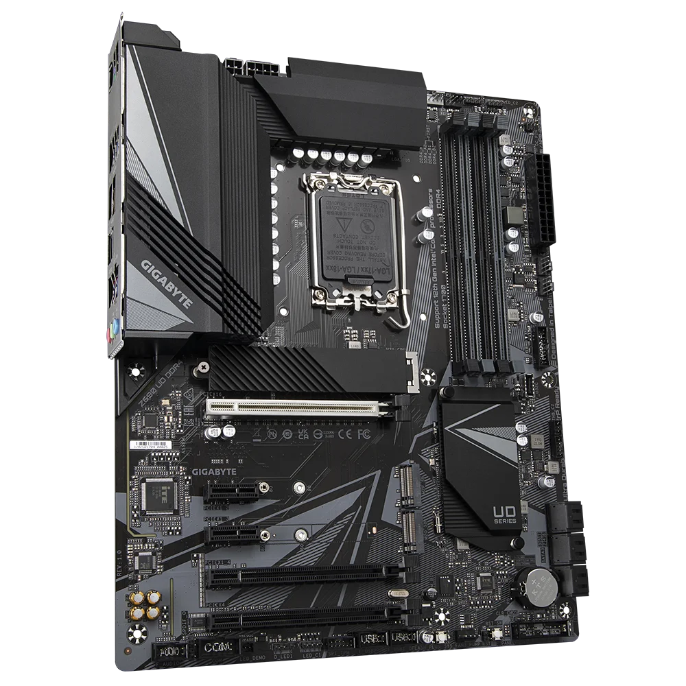 Scheda madre Gigabyte Z690 UD DDR4 V2 LGA1700 per processore Intel Core di 12a generazione 12600 12700 12900 CPU DDR4 a doppio canale PCI-E 4.0