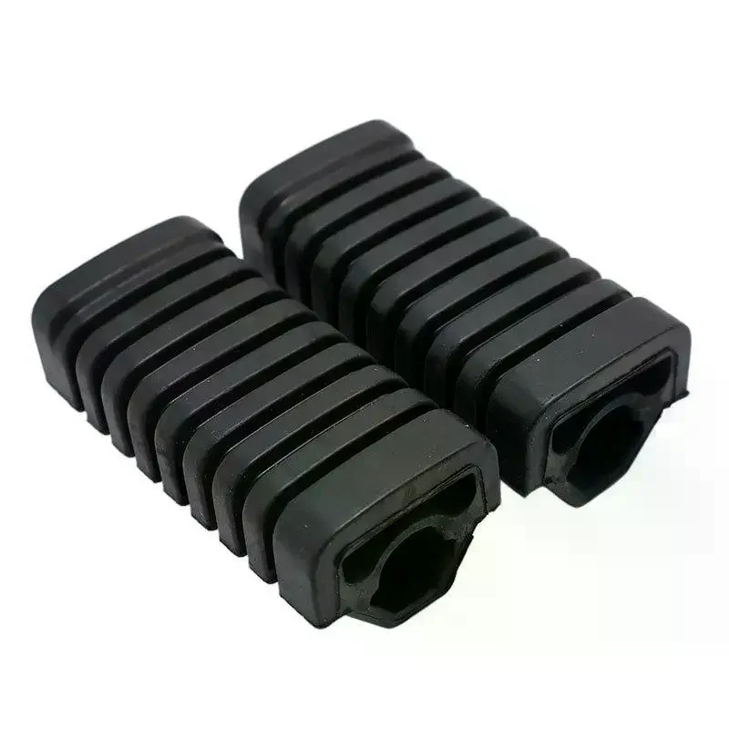Motorcycle Footrests - A Pair Of Rubber Anti-slip Footrest Covers For WY125 - Universal Size Suitable For Street Bikes 1PC
