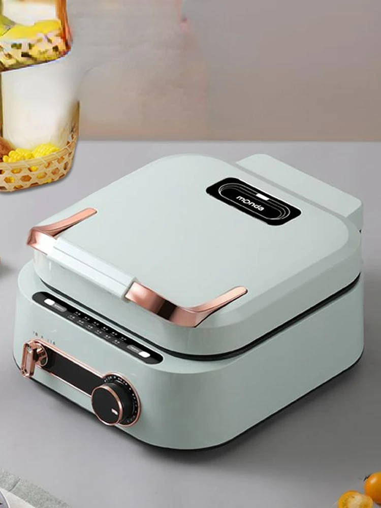 Multi Function Electric Pancake Deepen Electric Hot Pot Double Sided Heating Barbecue Frying Household Electric Cooking Pots