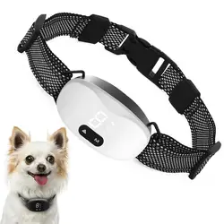 Pet Dog Anti Barking Collar Rechargeable Anti Barking Ip67 Stop Barking Vibration Training Collar for Small and Medium Dogs