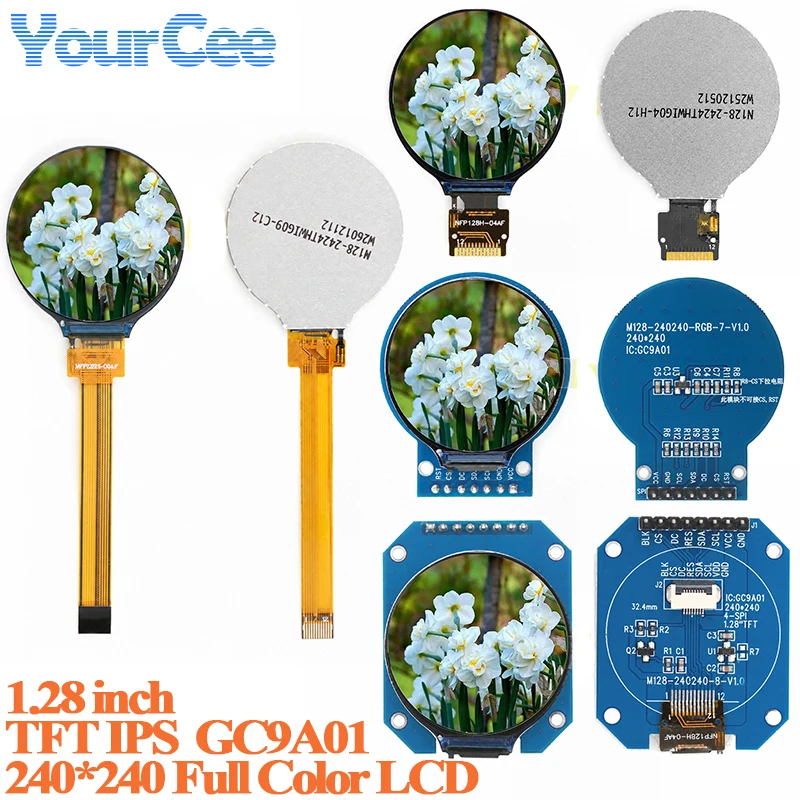 1.28 Inch TFT Round Display 1.28