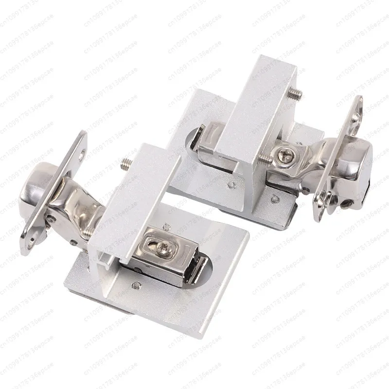 Wardrobe folding single plug swing door track hardware butterfly door plug-in retractable hidden cabinet