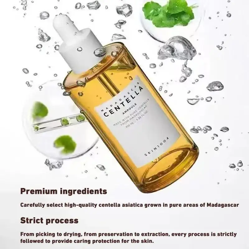 100ml Centella Asiatica Essence Moisturizing Calming Brightening Facial Serum Skin Whitening Daily Solution Skin Care Products