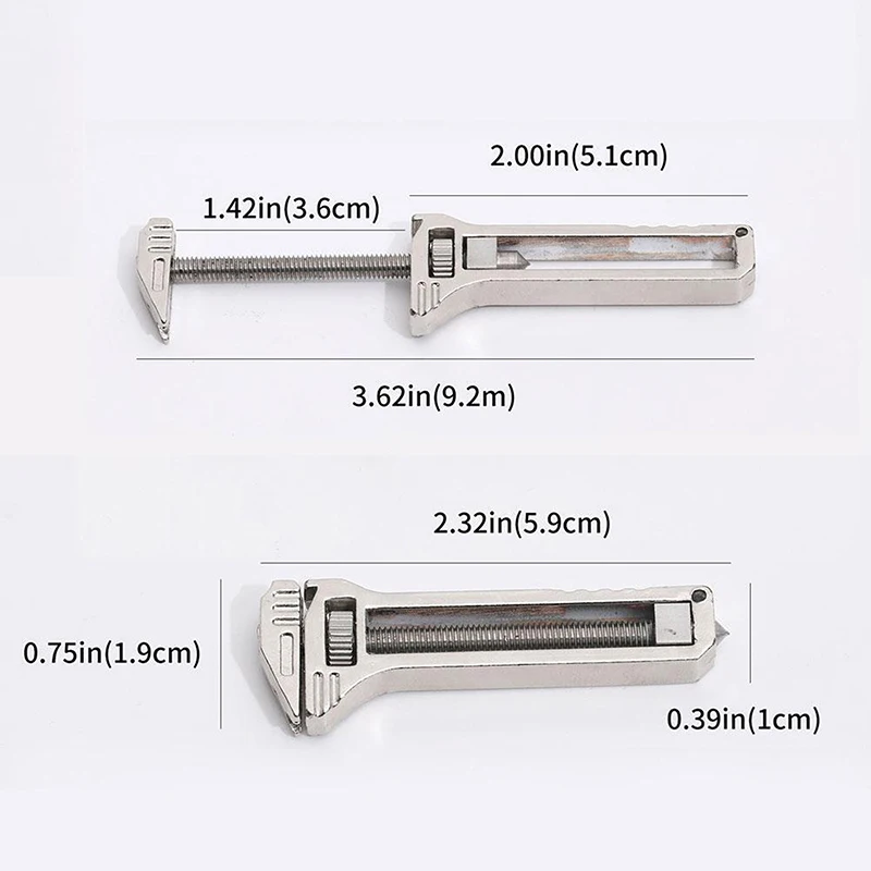 Portable Titanium Multitool Combines Bottle Opener Tungsten Attack Head Nail Puller And Caliper Outdoor Camping