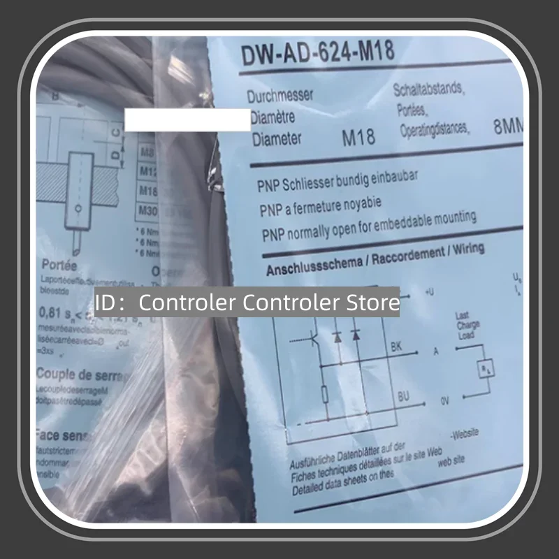 

3PCS New approach switch DW-AD-626-M18 DW-AD-627-M12 DW-AD-625-M18