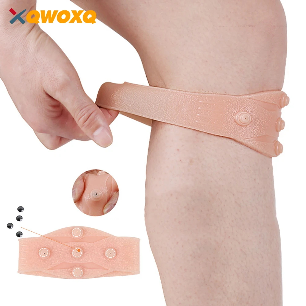 1 PCS Magnet Therapy Knee Strap, Knee Pain Relief Support Brace Hiking, Soccer,Basketball,Running,Jumpers Knee,Tennis,Tendonitis