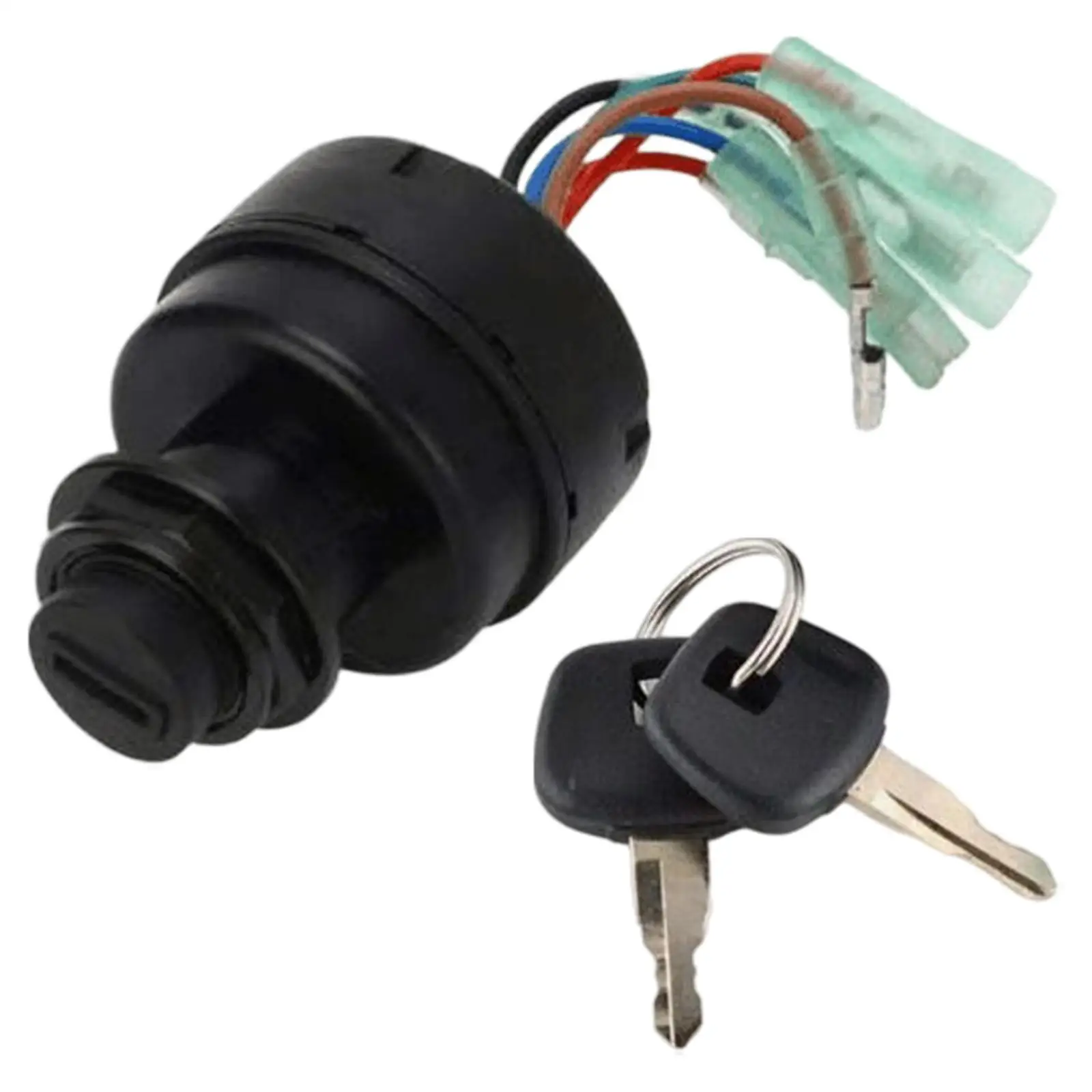 

Boat Ignition Switch with Key High Strength Easy Installation Easy to Install Push Button Switch for Motor Replacement