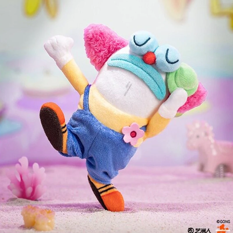 Genuine POPMART SpongeBob SquarePants Residents of Bikini Bottom Blind Box Clown Anime Figure Mail Fish Mystery Box Model view 5