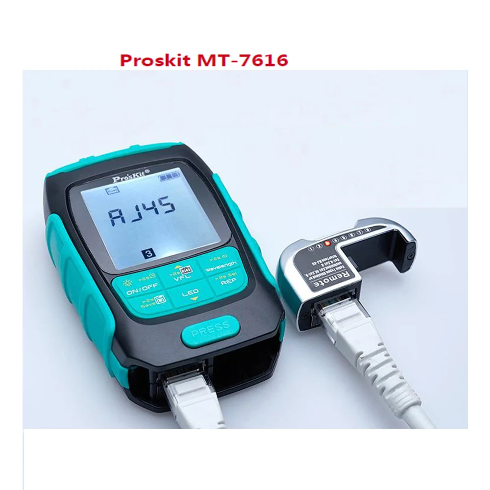 High PrecisionProskit MT-7616 miernik mocy 4 w 1 wielofunkcyjny długopis optyczny Tester, odłączony przewód LAN test awarii