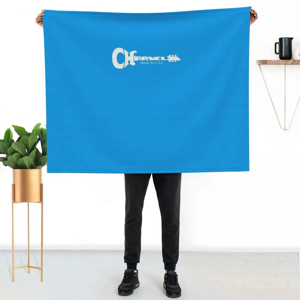 Best Seller - Charvel Logo Merchandise Essential T-Shirt Throw Blanket Flannel funny gift Bed Soft Big Luxury Brand Blankets