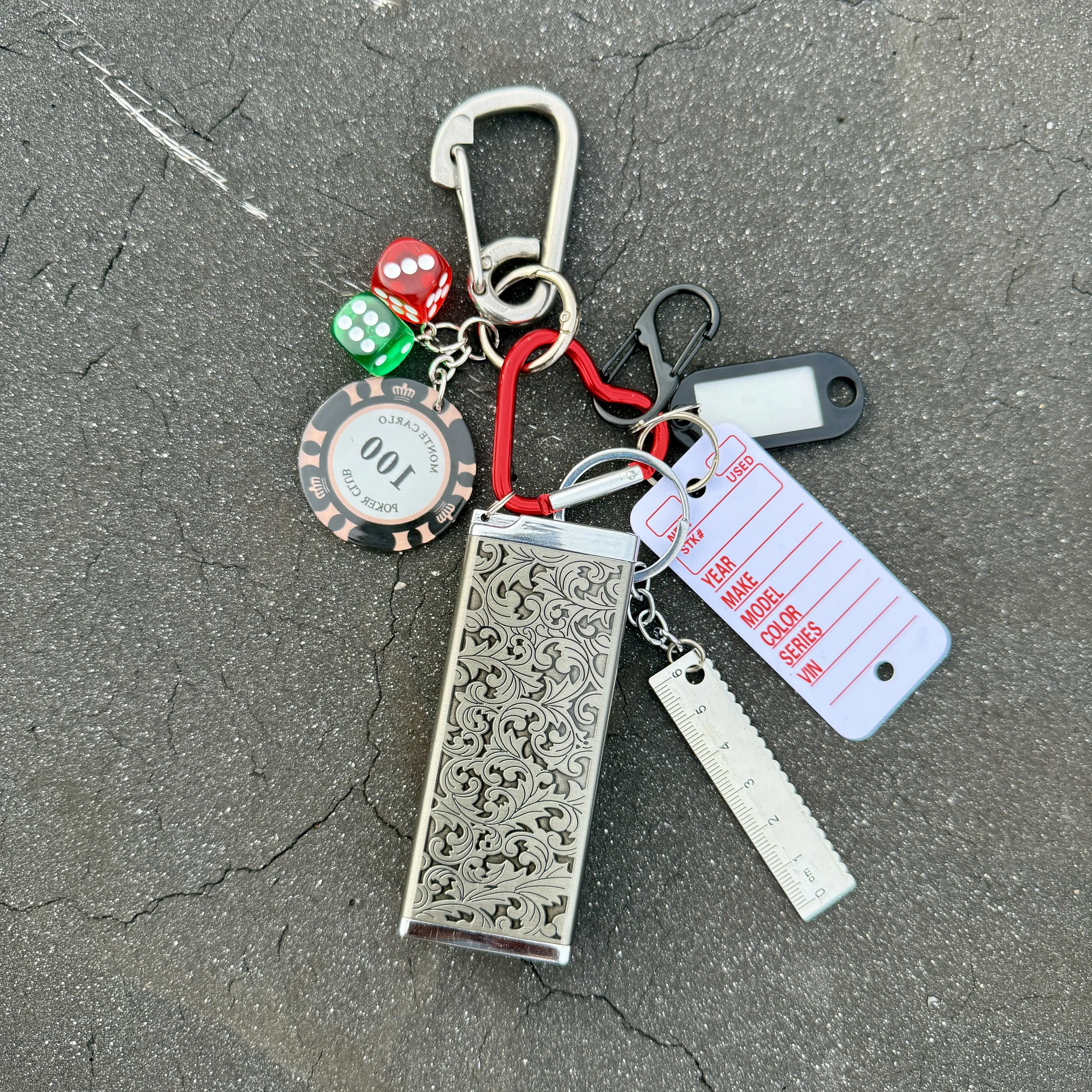 New Original Bag Pendant, Multi-Element Trendy Keychain, Gift Accessories for Couples