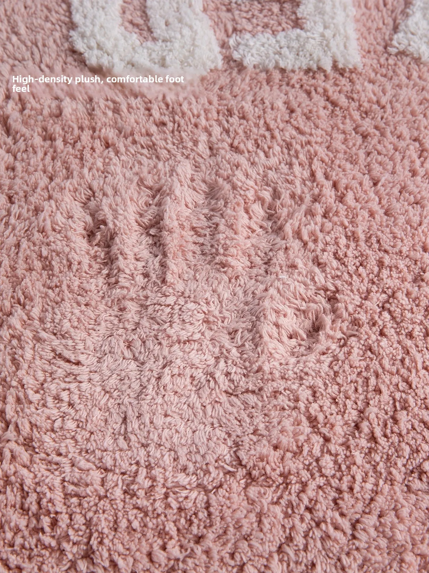 American Style Cotton Bathroom Mat Absorbent Bedroom Door Mat Non-Slip Floor Rug for Home Use in Bathrooms And Entrances