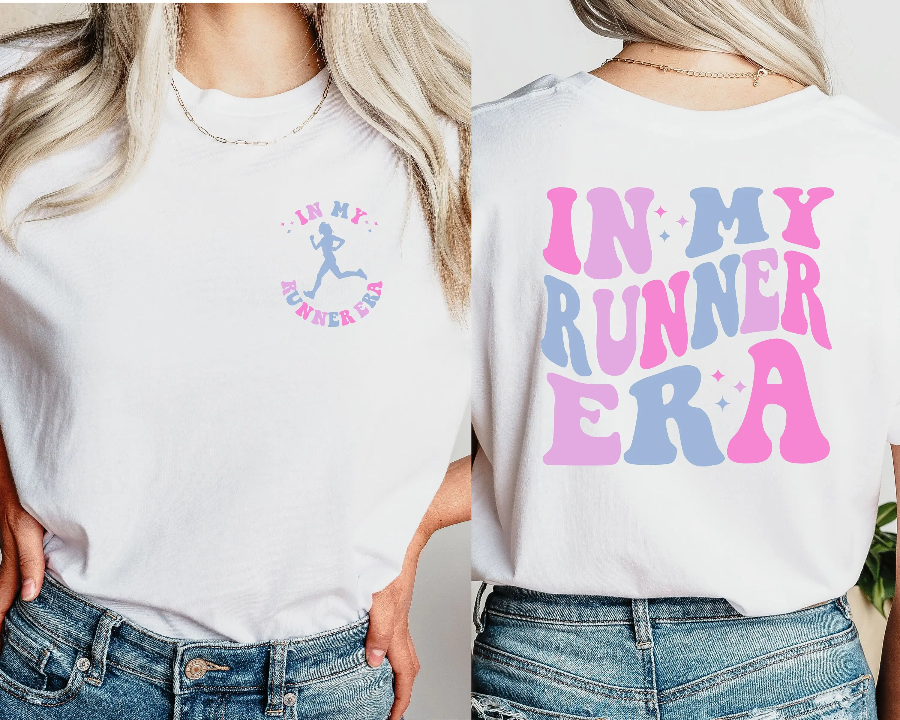 In My Runner Era T Shirt Funny Marathon Athlete Sweat Fitness Running Mom For Runners Sport Women