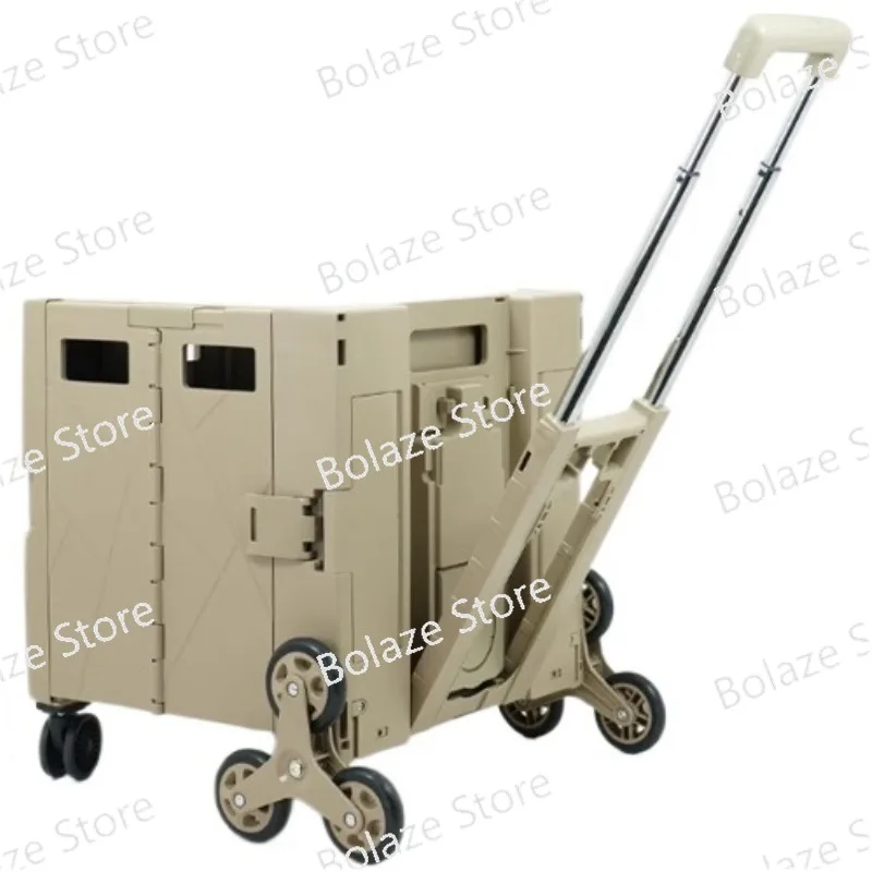 

Shopping cart grocery shopping express delivery camping cargo pulling handcart portable folding trolley trailer household use