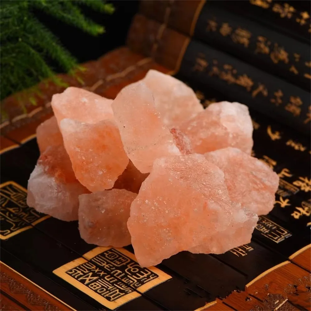 Natural rough gemstone selenite original crystal orange selenite stone home decoration Feng Shui energy stone