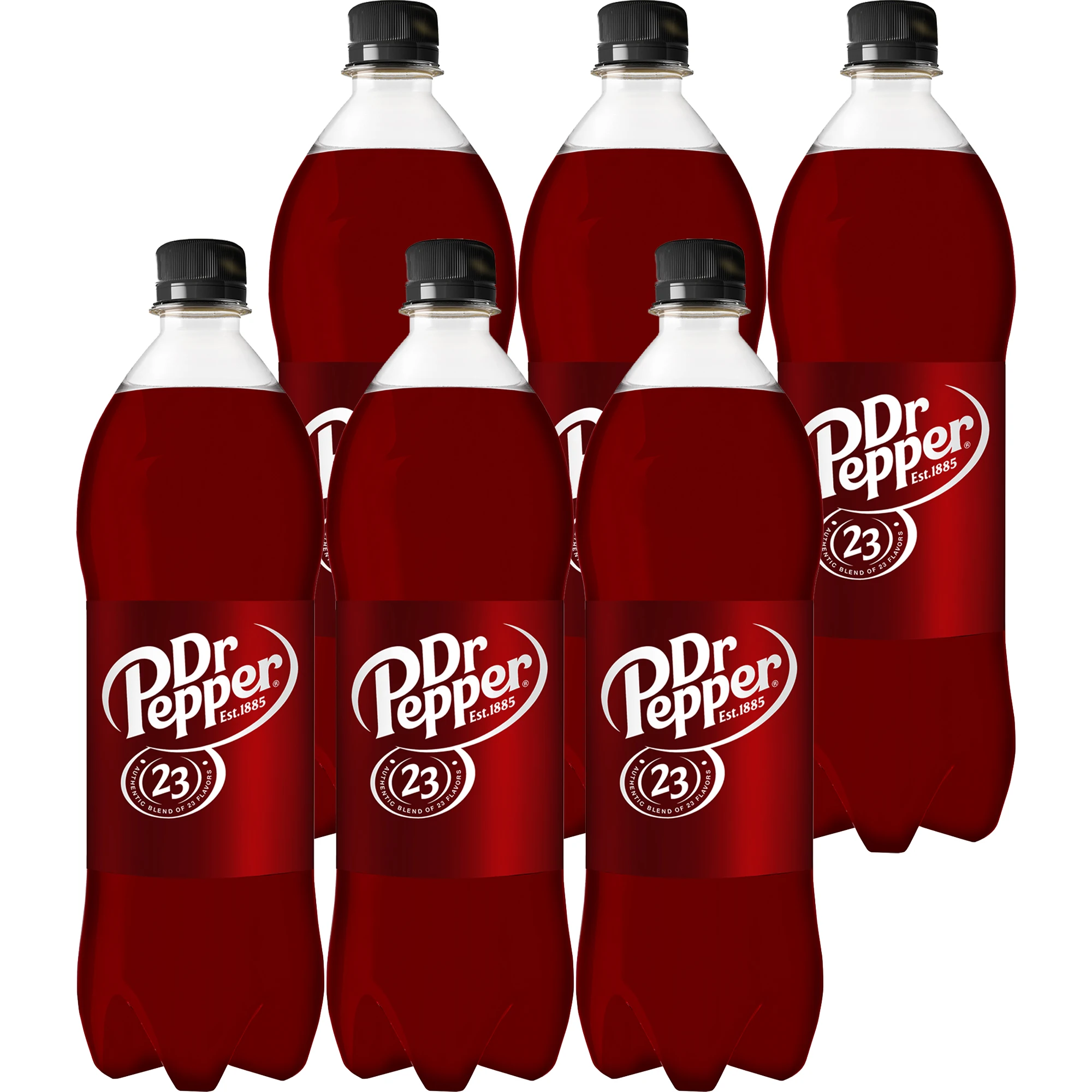 Dr Pepper Napój gazowany o smaku owocowym 0,9 l x 6 sztuk