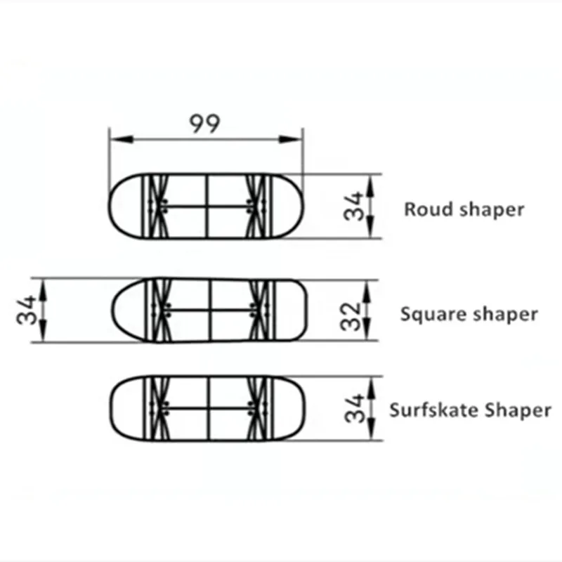 AA22 Custom Deck Fingerboard Mold