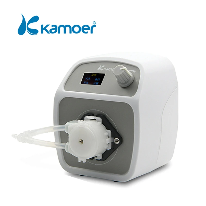 Kamoer 80ml/min DKCP Low Flow Peristaltic Pump 12V DC Motor 3mmx5mm Adjustable FlowControl Foot Switch Circulating Dosing Pump