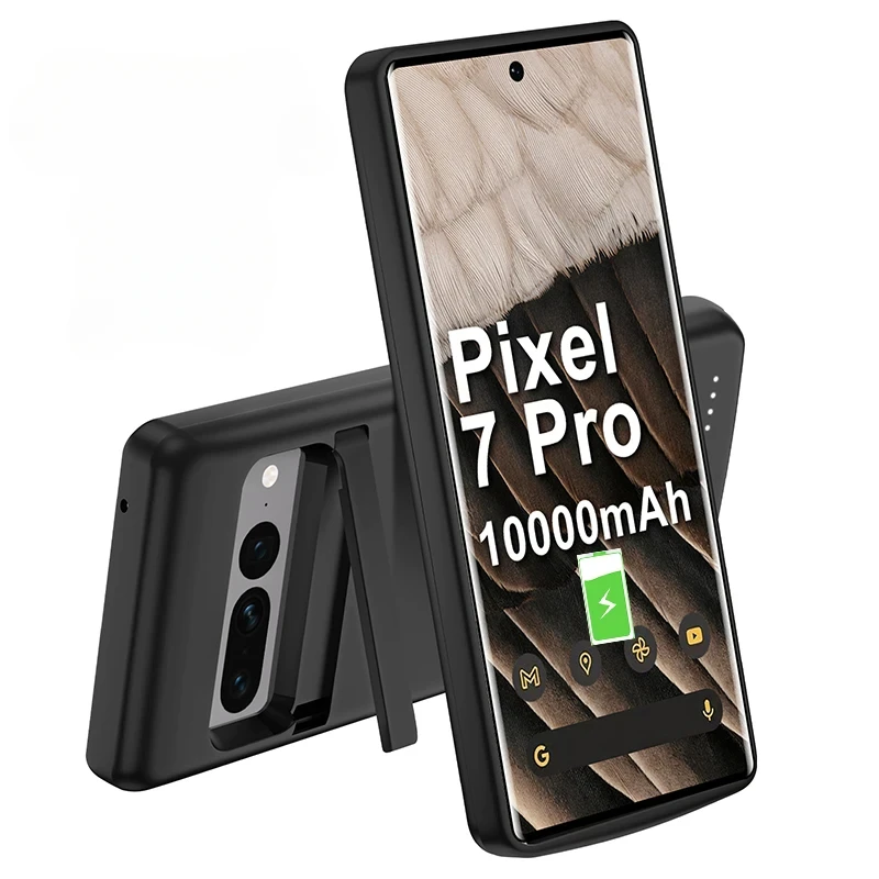 Dla Google Pixel 7 Pro 6 Pro 8 Pro Przenośny Power Bank Ładowarka Capa Externa Bateria Pixel 7 10000 mAh Etui z ładowarką