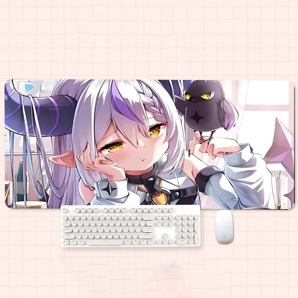 Anime La_ Darknesss VTuber Hololive Cosplay Mousepad New Arrivals Large Gaming Mousepad L XL XXL Gamer Mouse Pad Size For Keyboa