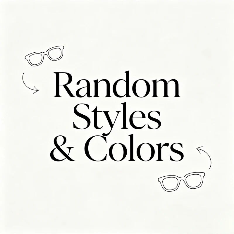 10Pcs/Lot Mixed Plastic Eyeglass Frames Random Styles Wholesale Bulk Pack Fashion Optical Glasses Frame