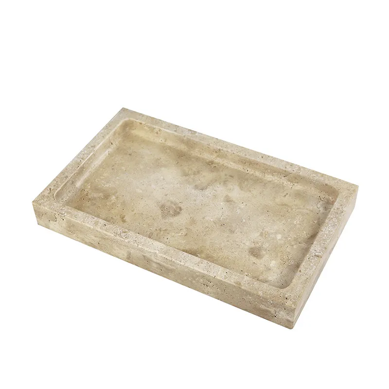 Handcrafted Wabi Sabi Yellow Tray, Geometric High-Footed Multi-Functional Server for Fruit,Natural Crackle Textured Centerpiece