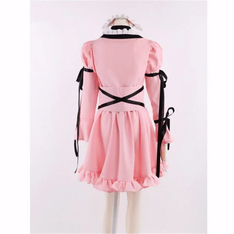 Anime De Toekomst Dagboek Uryuu Minene Roze Lolita Jurk Cosplay Kostuum