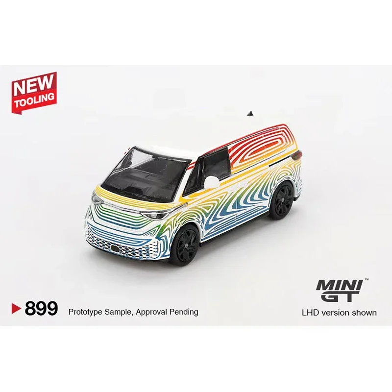 PreSale MINIGT 899 1:64 ID BUZZ Prototype Rainbow Diecast Model Collection Toys