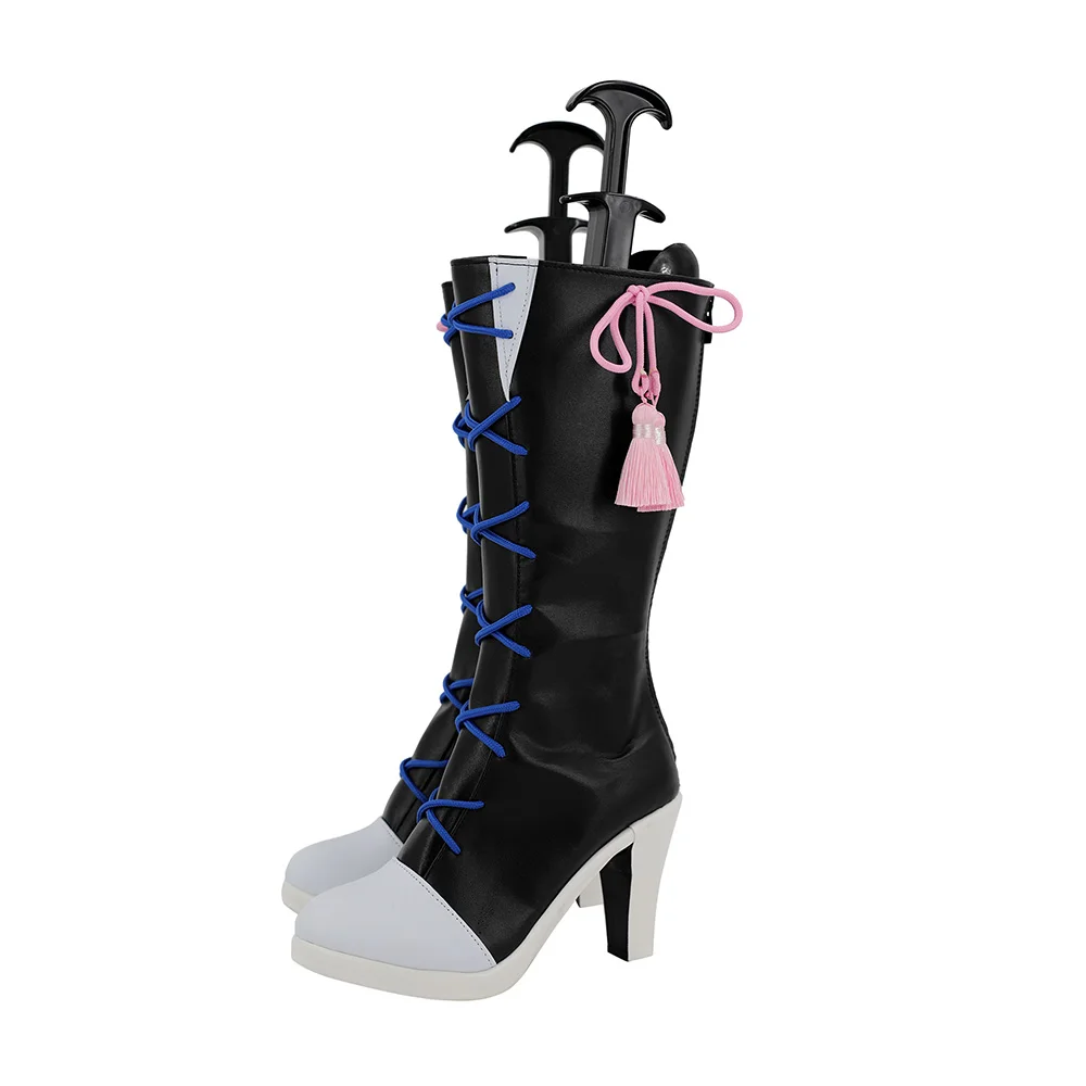 Genshin Impact Kamisato Ayaka, zapatos de Cosplay, botas, Disfraces de Halloween, accesorio hecho a medida