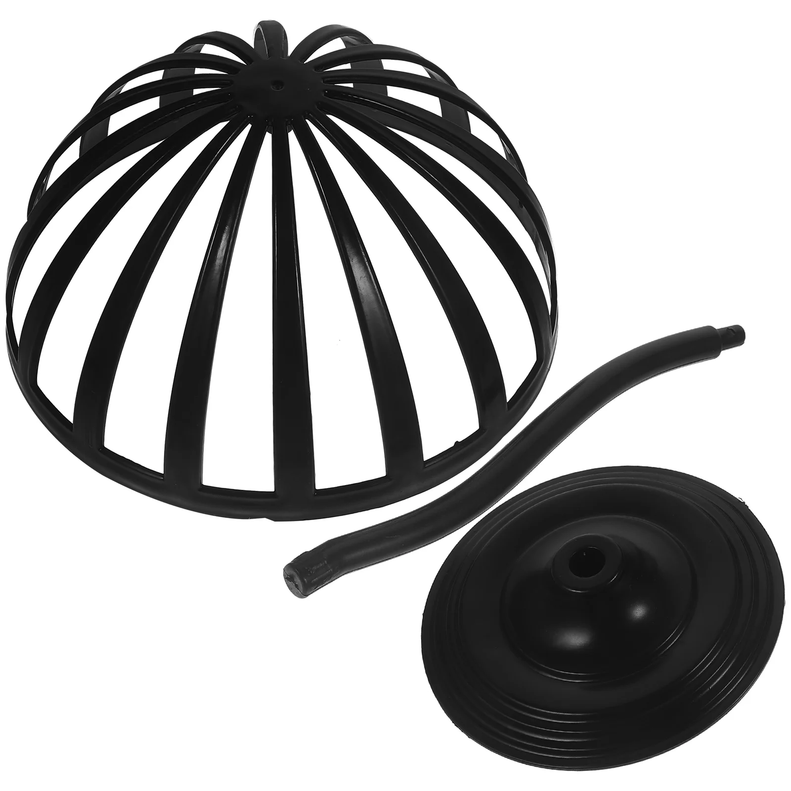 

1pc Freestanding Display Stand Storage Rack For Home Organizer Dome Shaped Tabletop Plastic Cap Holder Display Stands Closet Hat