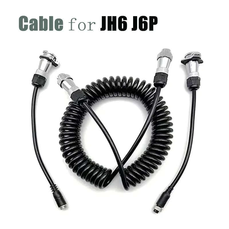 4Pin J6P JH6 Dedicated Rearview Camera Reverse Image Connection Wire J6 Jiefang Original Vehicle 4 Way Monitoring Spring Cable