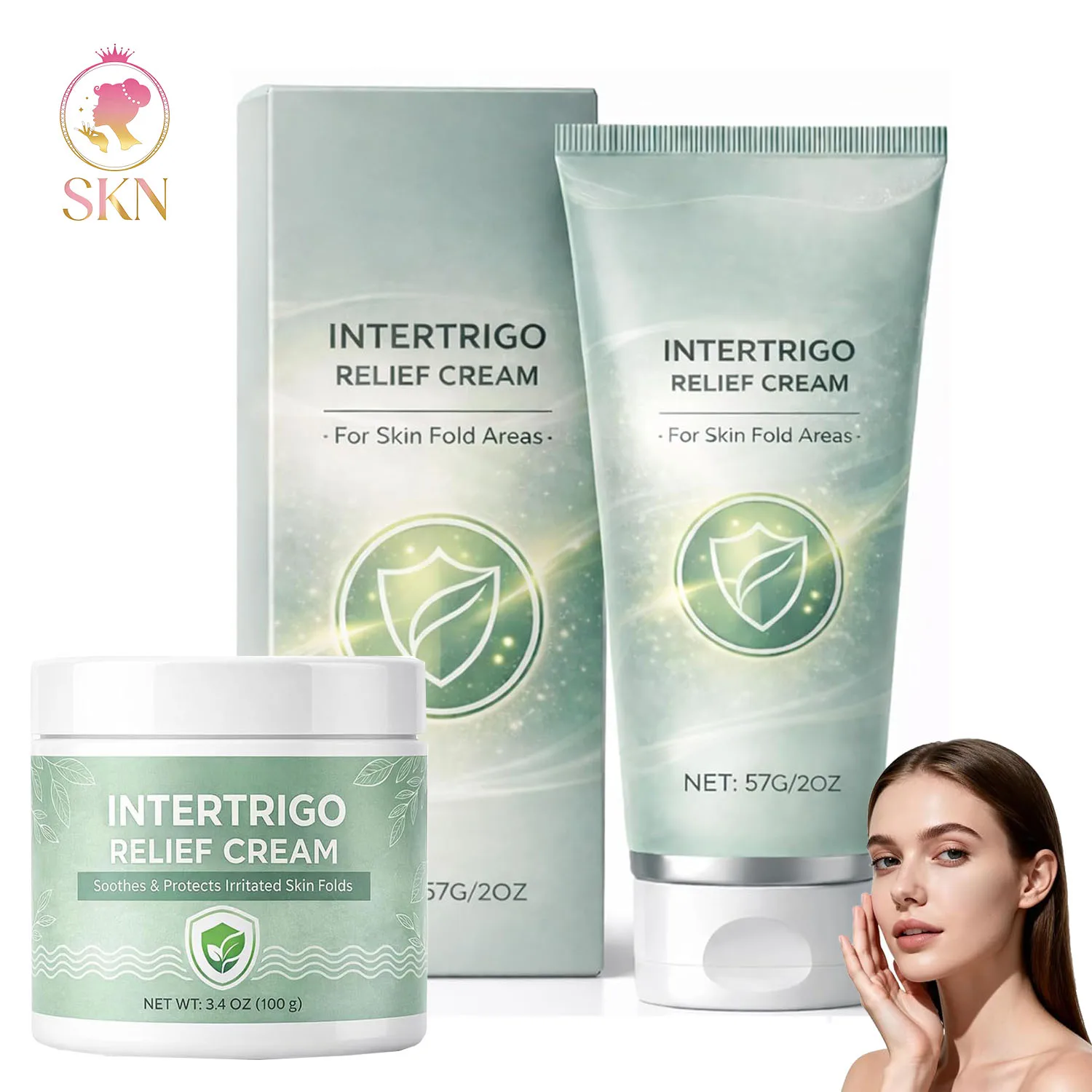 

Крем Intertrigo Skin Relief Comfort: Увлажняющий, легкий, нежирный, с кислотной формулой для успокоения кожи