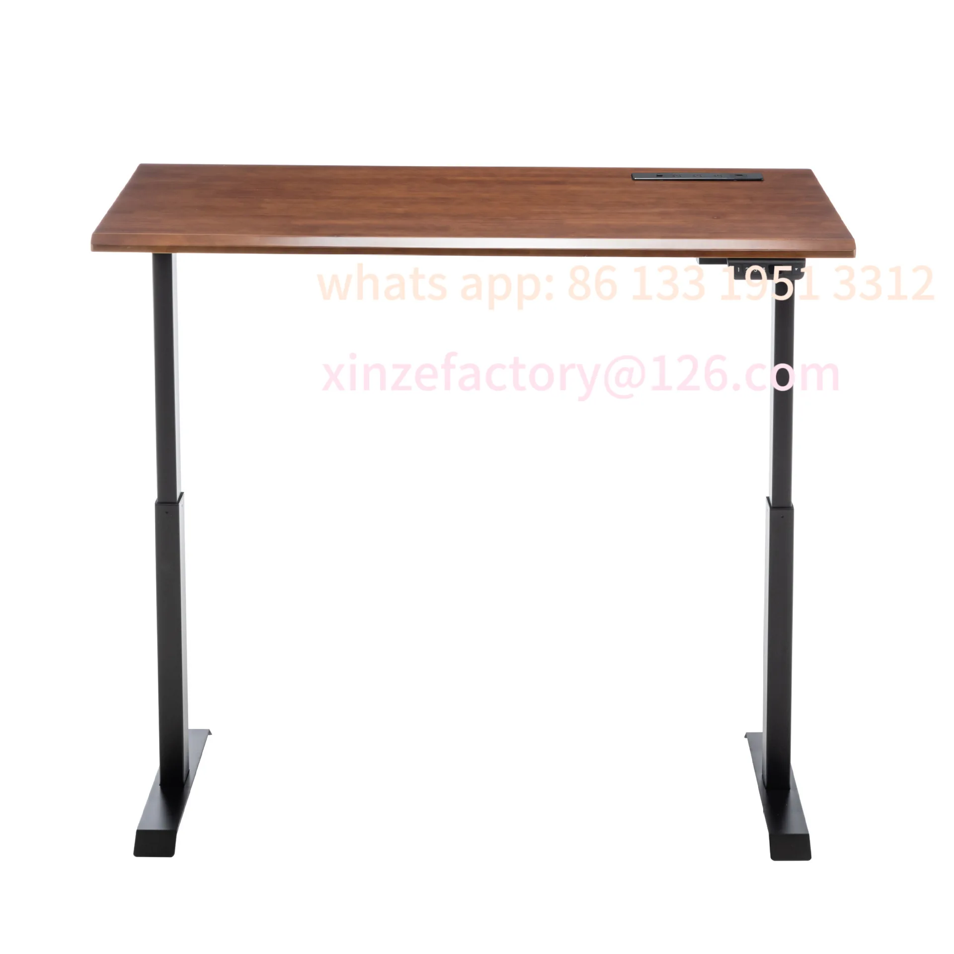 

E-sports electric lifting table desktop bedroom household double motor solid wood can be equipped with robotic arm desk