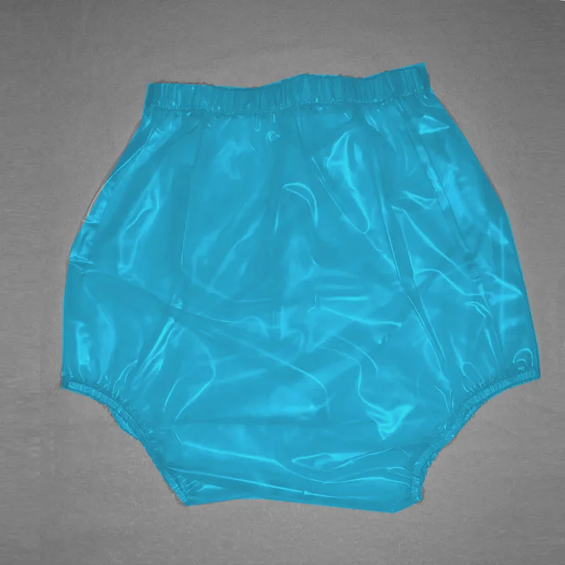 Extra High Cut PVC Transparent Diaper Pants For Adults Unisex  Plastic Panties With Wide Crotch Non Disposable Nappies Abdll