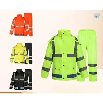 모토보이 오토바이 비옷, 스플릿 통기성 반사 모토크로스 라이딩 비옷, 폭풍우 방지 비옷, 세트 