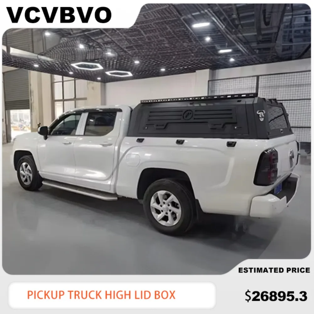 

Lightweight Steel Hardtop Roof Camper for Toyota Tundra Hilux Tacoma Ford F-150 Raptor Ranger Roof Pickup High Cap Conversion