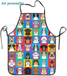 Dachshund Dog Apron Cartoon Cooking Apron Adjustable Kitchen Apron Cartoon Dog Baking Dinner Dog Grooming Apron for Women Men