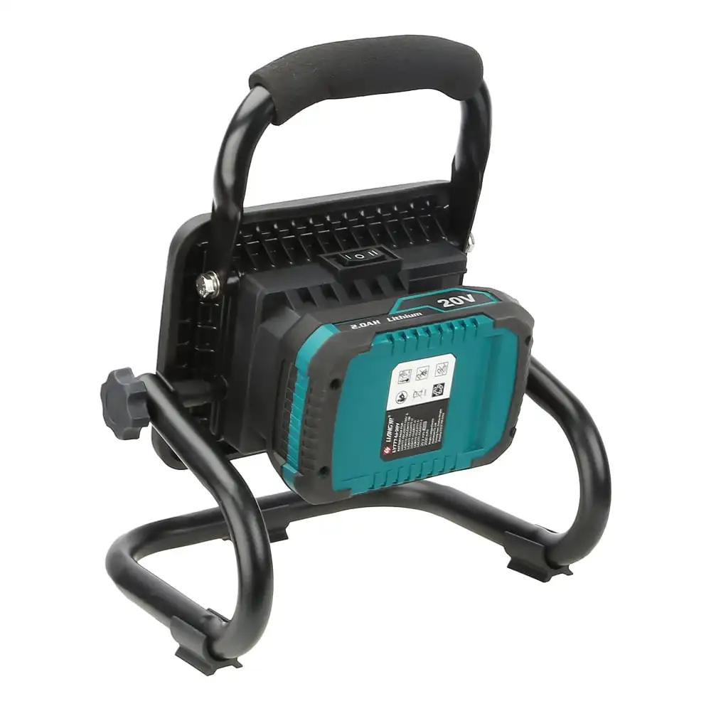 5000lm Outdoor Li-Ion Battery Rechargeable Led Work Light Adjustable Flood Light With Stand