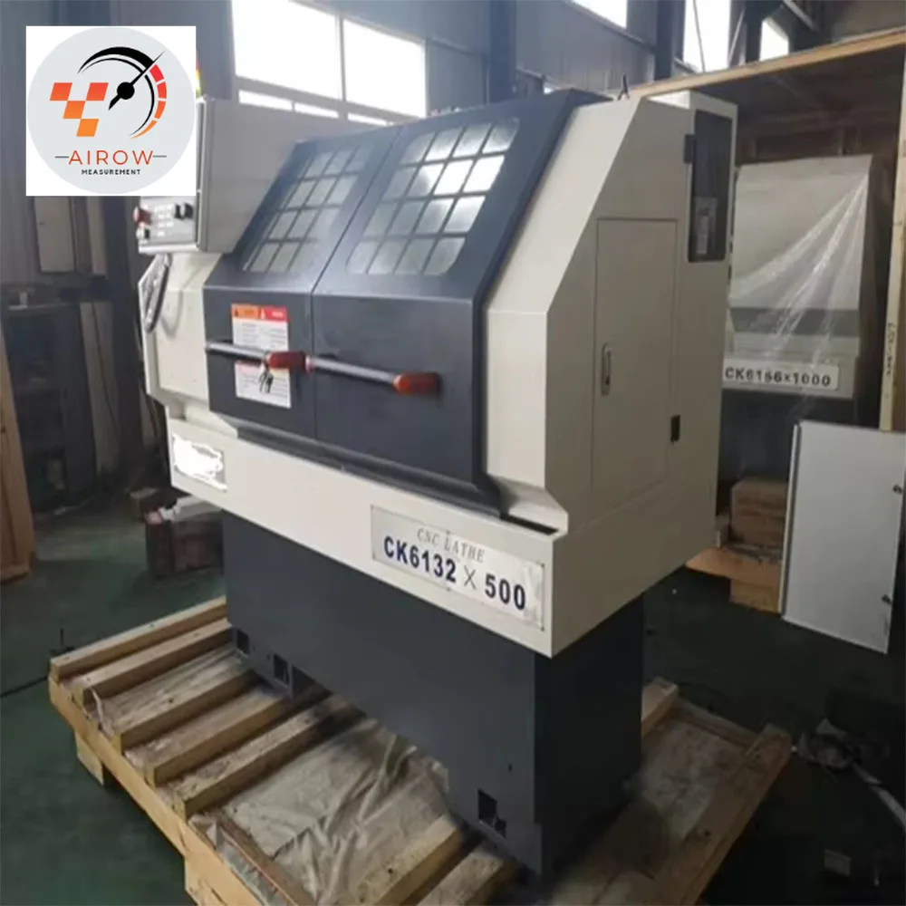 Airow CK6132x500 2 Axis CNC Mini Lathe Machine Small Flat Bed with Lathe Tool Holder for Sale High Performance Motor 4 KW 2.2kw